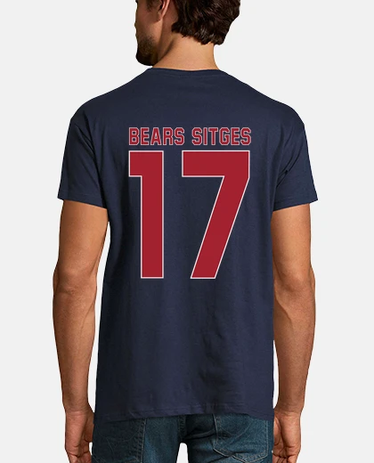T-shirt t-shirt bears sitges settimana 2017 fronte e back