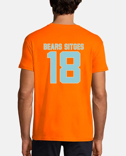 T-shirt t-shirt bears sitges settimana 2018 fronte e back