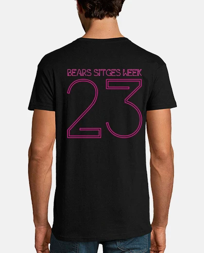 t-shirt bears sitges week 2023 front and back