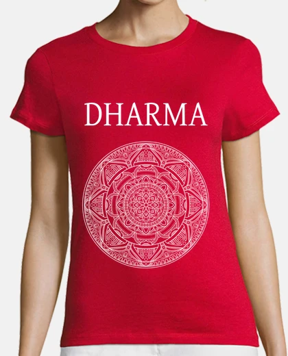 Tee-shirt t-shirt blanc dharma