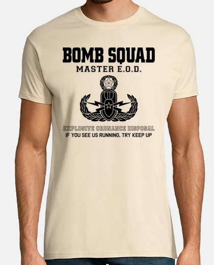 T-shirt t-shirt bomb squad eod maestro mod.2