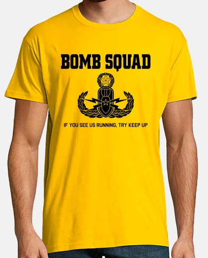 T-shirt t-shirt bomb squad mod.4