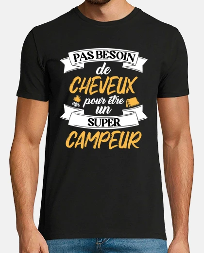 Tee-shirt T-shirt campeur humour camping-car