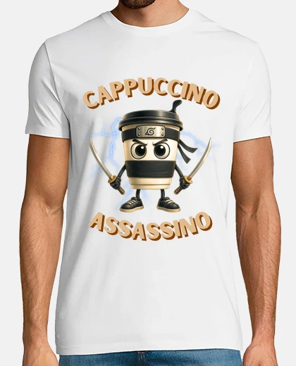 Tee-shirt t-shirt cappuccino assassino