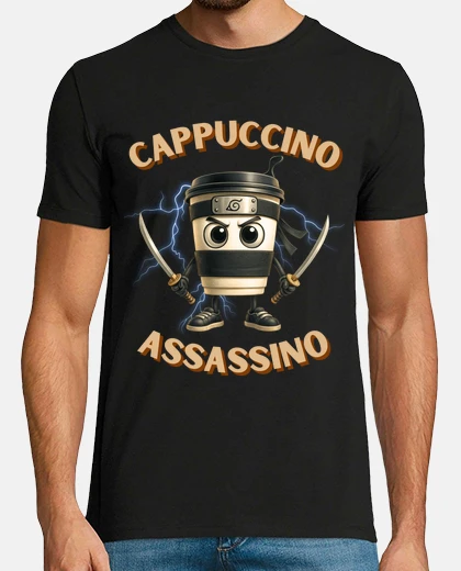 Tee-shirt t-shirt cappuccino assassino