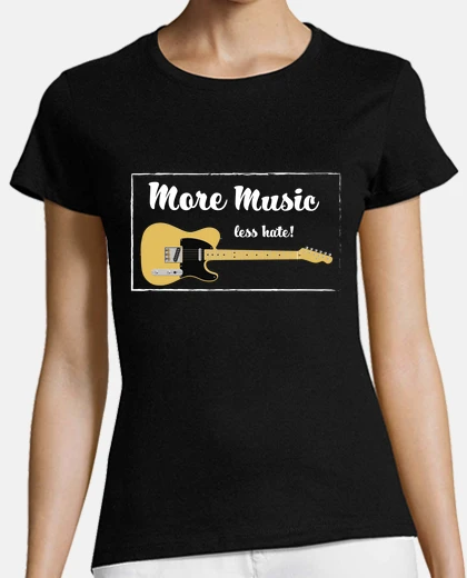 T-shirt t-shirt chitarra