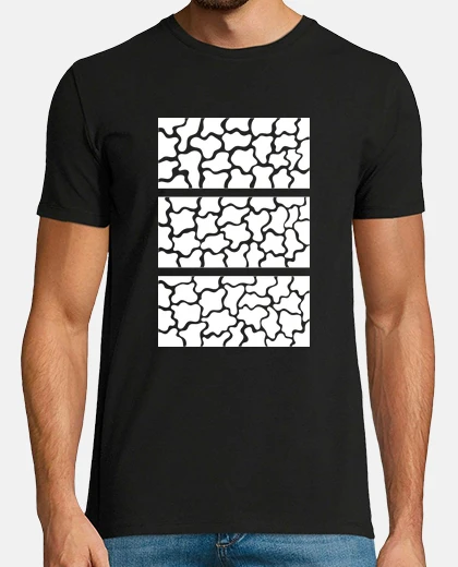 T-shirt t-shirt con forme astratte