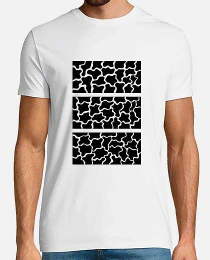T-shirt t-shirt con forme astratte