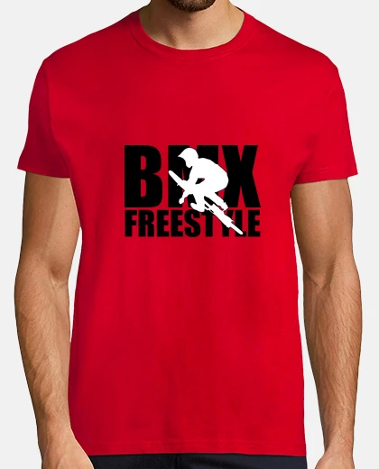 Tee-shirt T-shirt Cyclisme - un Vélo - un Cycliste - BMX