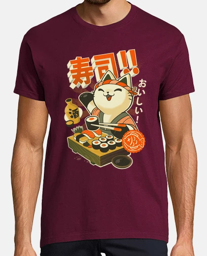 T-shirt t-shirt da chef sushi