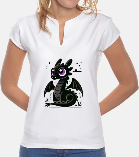 T-shirt t-shirt da donna drago di minecraft ender