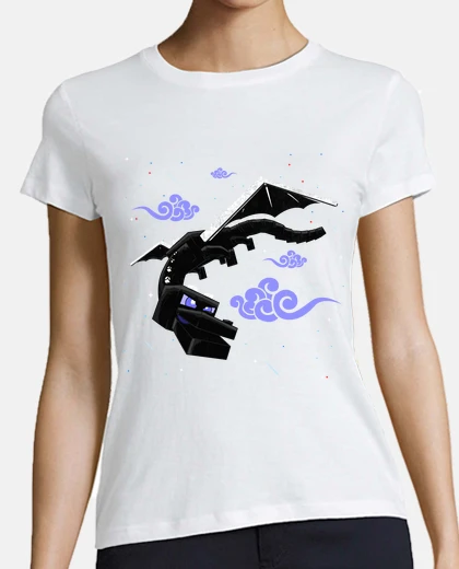 T-shirt t-shirt da donna minecraft dragon ender