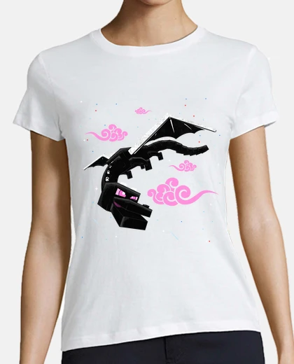 T-shirt t-shirt da donna minecraft dragon ender
