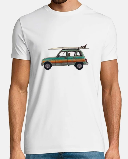 T-shirt t-shirt da surf da uomo renault 4l trophy