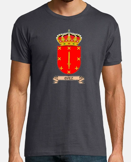 T-shirt t-shirt da uomo cappotto cognome díez