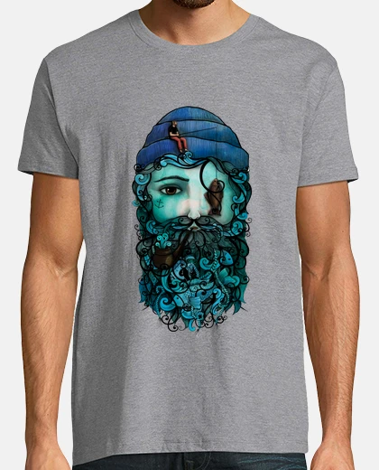 T-shirt t-shirt da uomo con marinaio