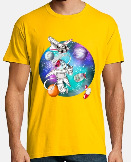 T-shirt t-shirt da uomo con pillole proteiche