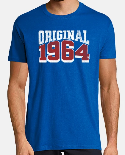 T-shirt t-shirt da uomo originale anno di nascita 1964