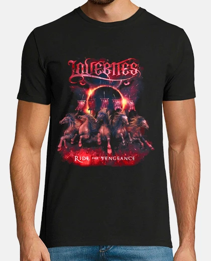 T-shirt t-shirt dei lovebites ride for vengeance