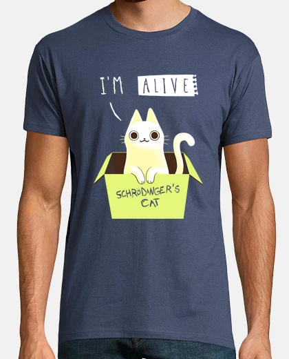 Tee-shirt t-shirt double schrodinger