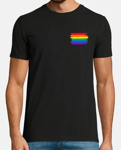 Tee-shirt t-shirt drapeau de la fierté gay