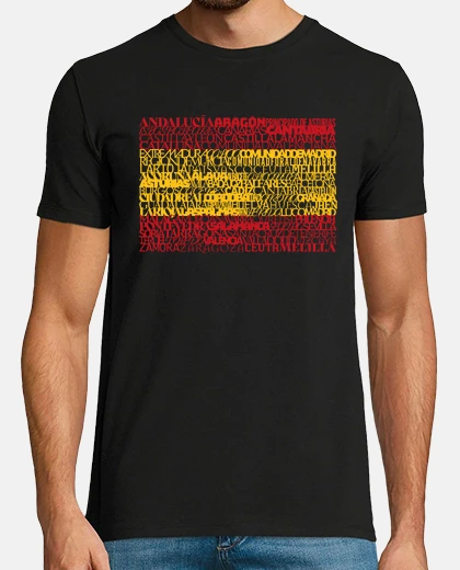 Tee-shirt t-shirt drapeau espagne provinces communautés