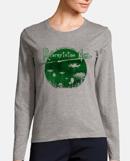 Tee-shirt t-shirt dronecoria reforestation maintenant