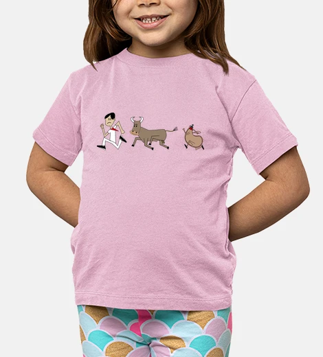 Abbigliamento t-shirt encierro san fermin per bambini