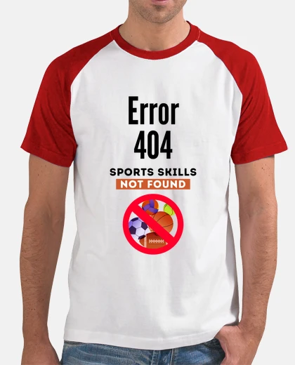 T-shirt t-shirt errore 404 bicolore