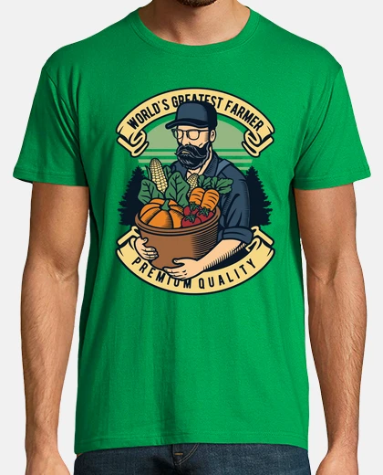 T-shirt t shirt farmer farm farmer farmer fruit vegetables vegetables