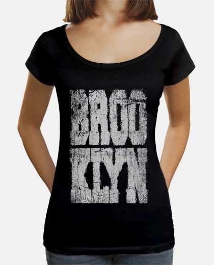 Tee-shirt T-shirt femme col ample & Loose fit, Noir
