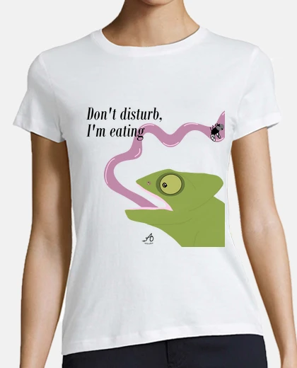 Tee-shirt t-shirt femme ne dérange pas je mange