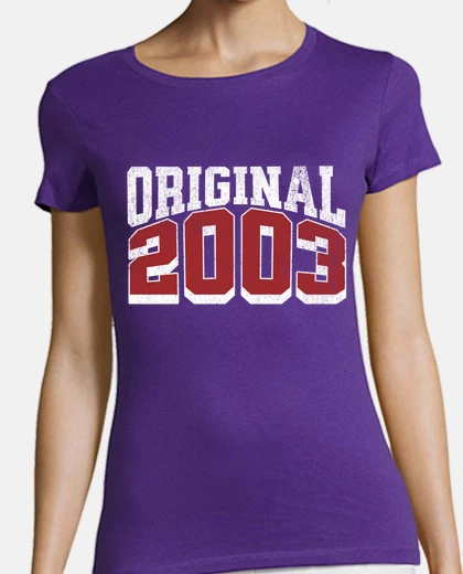 Tee-shirt t-shirt femme original année de naissance 2003