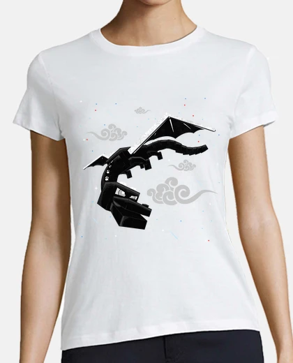 Tee-shirt t-shirt fille minecraft dragon ender