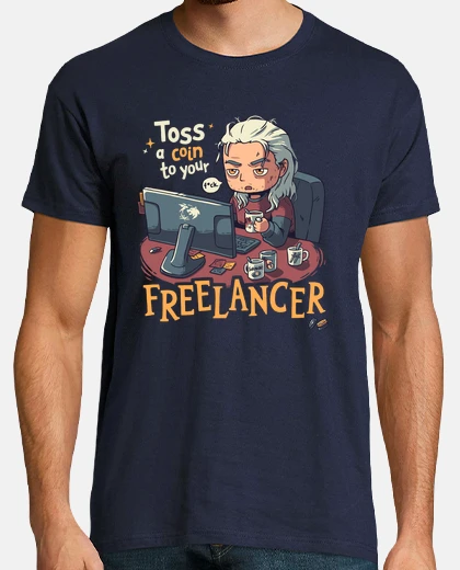 Tee-shirt t-shirt freelancer le sorceleur geralt