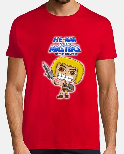 Tee-shirt t-shirt garçon he man