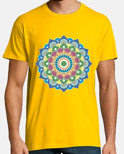 Tee-shirt t-shirt garçon mandala 01