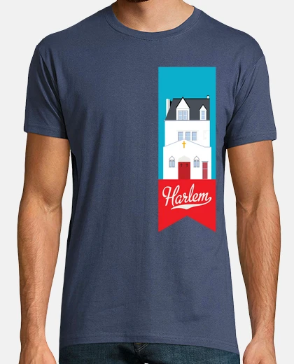 Tee-shirt t-shirt harlem new york