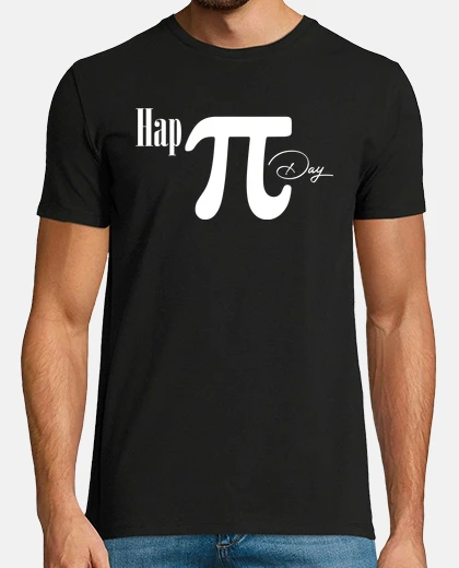 Tee-shirt t-shirt homme happy pi day numéro humour mathématiques