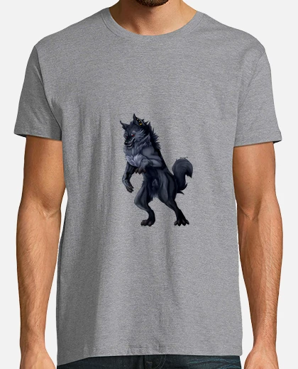 Tee-shirt t shirt homme loup garou tostadora