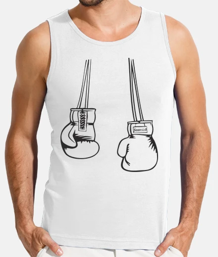 Tee-shirt T-shirt homme sans manches, Blanc
