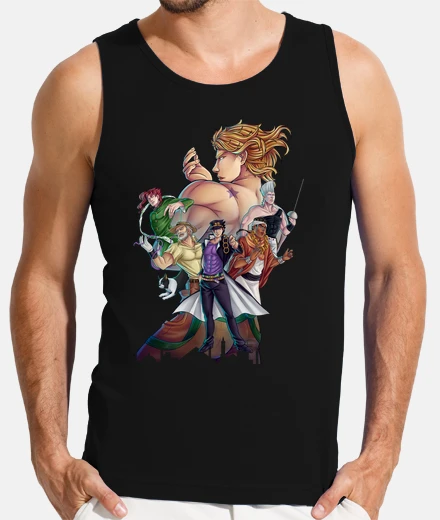 Tee-shirt T-shirt homme sans manches, Noir