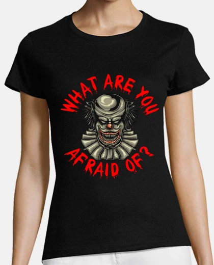 T-shirt t-shirt horror fear clown cinema