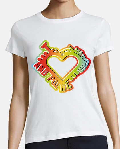 Tee-shirt t-shirt i love ... et point