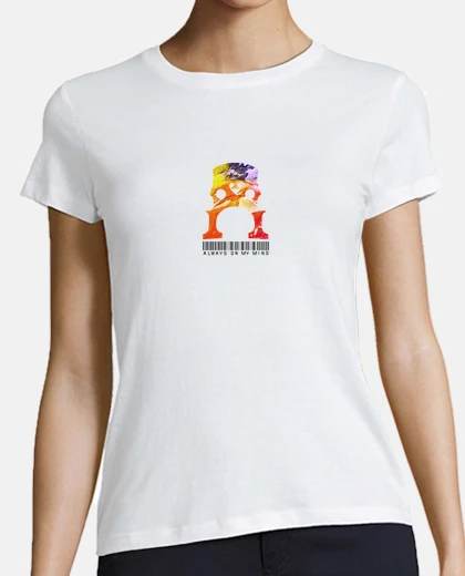 Tee-shirt t-shirt iconique peinture violoncelle femme, manches courtes, blanc, qualité premium