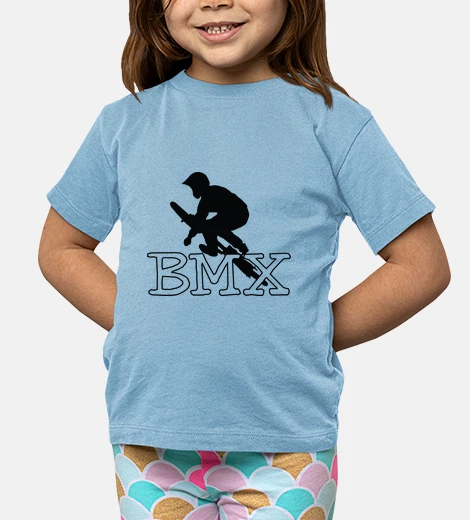 Abbigliamento t-shirt in bicicletta - una moto - bicicletta - bmx
