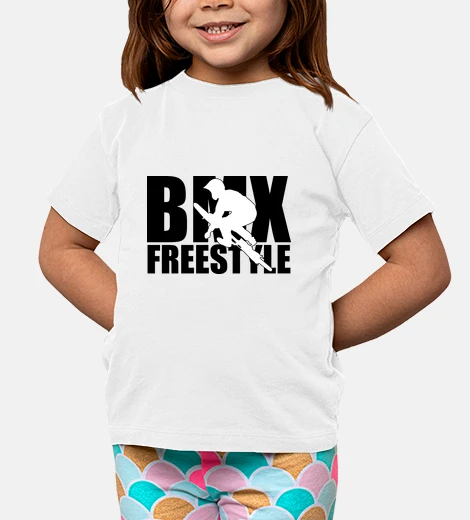 Abbigliamento t-shirt in bicicletta - una moto - bicicletta - bmx