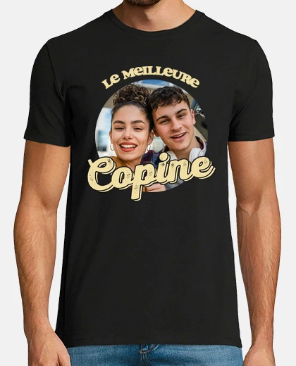 Tee-shirt t-shirt la meilleure copine photo personnalisable