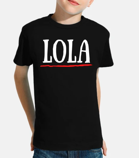 Ropa t shirt lola first name baptism birth