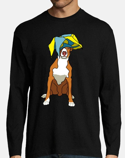 Tee-shirt t-shirt manches longues fête podenco homme